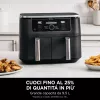 Kepimo krosnelė Ninja AF400EU Double 9,5 L 2470 W Karšto oro gruzdintuvė Juoda