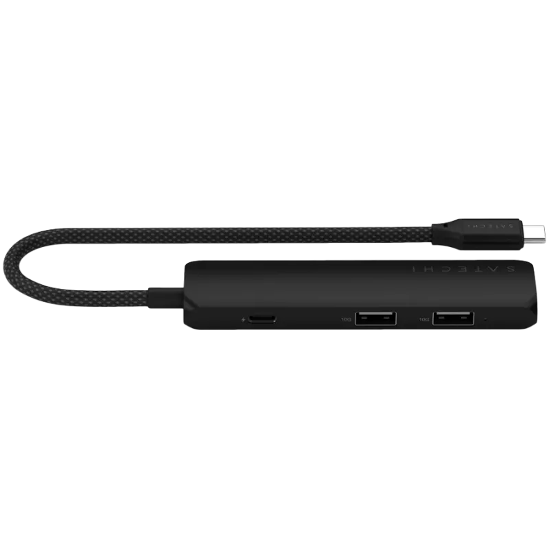 Satechi ST-P4SK USB-C 4-in-1 Slim Multiport Adapter 10 Gbit/s juodas