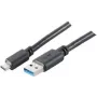 USB laidas ShiverPeaks BS77141-1.8 1,8 m USB C USB A juodas
