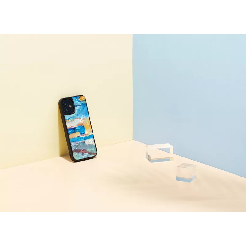 Apsauginis dėklas iKins, skirtas Apple iPhone 12 mini — dangaus mėlyna