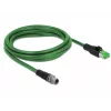 Tinklo kabelis DeLOCK 85438 RJ45 Ethernet Cat6 2m Juodas