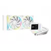 DeepCool LM240 WH procesoriaus skysčio aušinimo rinkinys 12 cm baltas 1 vnt.
