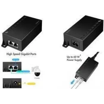 LogiLink POE007 PoE injektorius 10/100/1000 Mbit/s IEEE 802.3bt, IEEE802.3af (15,4 W), IEEE802.3at (30 W)