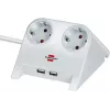 Prailgintuvas Brennenstuhl 1153520222 su 2 kištukiniais lizdais ir 2 USB prievadais, 1,8 m