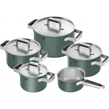 Puodų rinkinys ZWILLING PURE 5 dalių nerūdijančio plieno indukcinis (MPN 1028854)