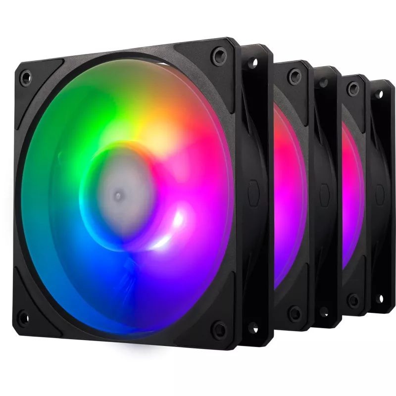 COOLER MASTER Mobius 120P ARGB ventiliatorių rinkinys (3 vnt.)