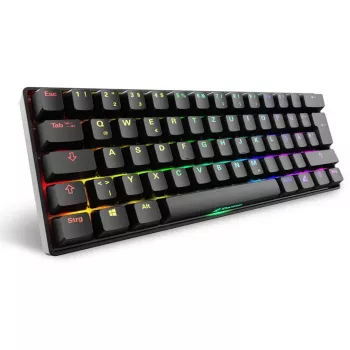 Klaviatūra Sharkoon 100065629 Home USB QWERTZ vokiška juoda