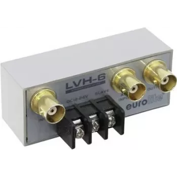 BNC jungiklis EUROLITE LVH-6 metalinis korpusas 6 kanalai