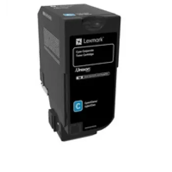 Kasetė tonerio Lexmark 74C20CE 2500 puslapių Cian