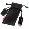HDMI į DisplayPort adapterio kabelis Akasa AK-CBHD24-25BK