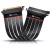 Thermaltake AC-058-CO1OTN-C1 PCIe 4.0 x16 riser pratęsimo kabelis, 0,3 m, juodas