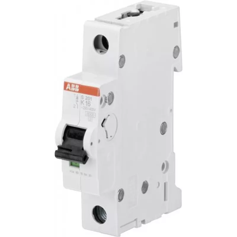 ABB 2CDS251001R0217 automatinis jungiklis S200 serija 1 polius 2A C charakteristika