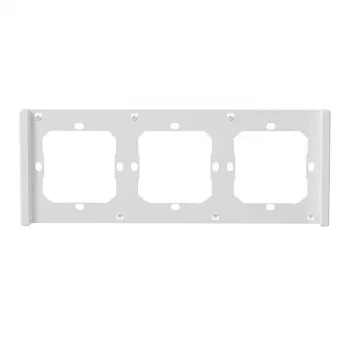 Sieninis Sonoff 3-jungiklio rėmelis M5-80 baltas 3 rokeriniams moduliams