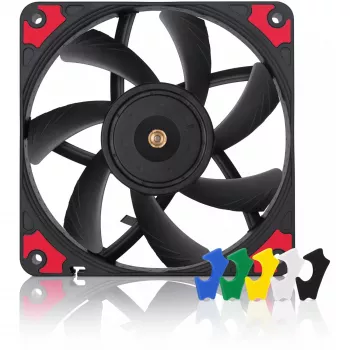 120 mm Noctua NF-A12x15 PWM plonas korpuso ventiliatorius, 15 mm storis, 12 V, PWM, 450–1850 RPM, 94,2 m³/h, 23,9 dB, SSO guolis