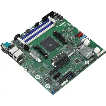 Motininė plokštė ASRock X570D4U Micro ATX — AMD X570, Socket AM4, 4× DIMM, DDR4, maks. 32 GB, 12× SATA III, 3× RJ-45