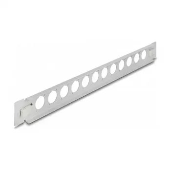 Patch panel DeLOCK 19 colių D-Type 12 prievadų be įrankių pilkas