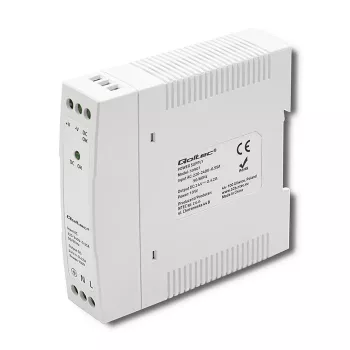 DIN bėgio maitinimo šaltinis 10W, 24V, 0,42A, Slim