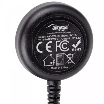 Belaidis įkroviklis Akyga AK-SW-09 Smartwatch Juodas USB 5V 1m