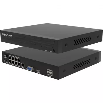 Foscam FN9108E-T4-2T LAN IP-Überwachungskamera-Set 8-Kanal mit 4 Kameras 3072 x 1728 Pixel (FN9108E-T4-2T)