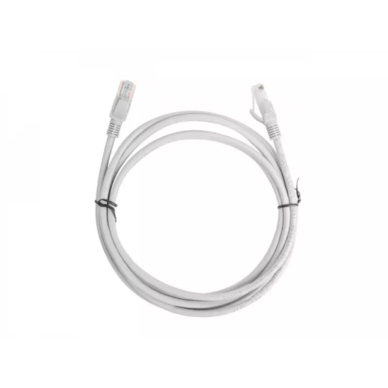 Lanberg PCU5-10CC-0200-S tinklo kabelis 2 m Cat5e U/UTP (UTP) pilkas
