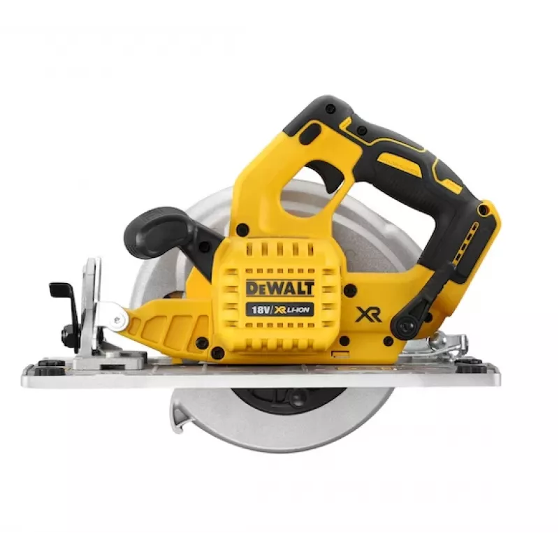 DEWALT 18V XR bešepetėlis 184 mm diskinis pjūklas su bėgių sistema