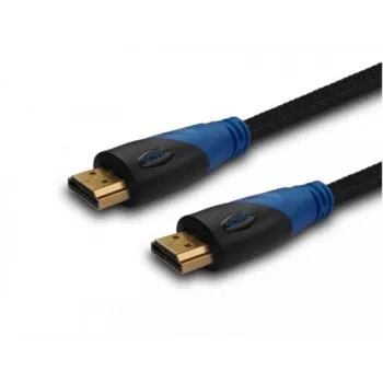 HDMI kabelis SAVIO CL-02 1,5 m — HDMI 1.4, 4096×2160, ARC, Ethernet, paauksuoti kontaktai