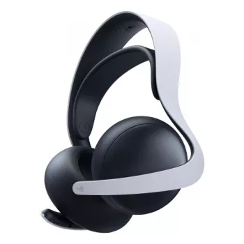 Sony PULSE Elite ausinės, laidinės ir belaidės, žaidimų, Bluetooth, įkrovimo stovas, juodos, baltos