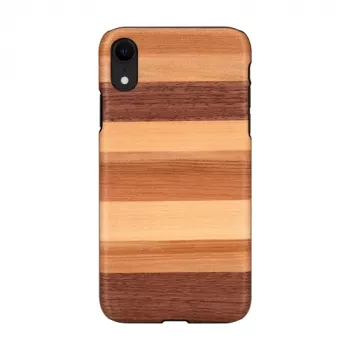 Apsauginis dėklas išmaniesiems telefonams man and wood, skirtas iPhone XR, juodos smėlio spalvos apdaila