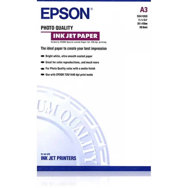 Epson C13S041068 fotopopierius A3 matinis 102 g/m² 100 lapų