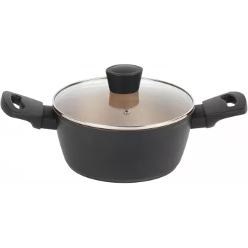 Puodas Russell Hobbs RH01669BEU7 20 cm, juodas, nerūdijančio plieno vidus