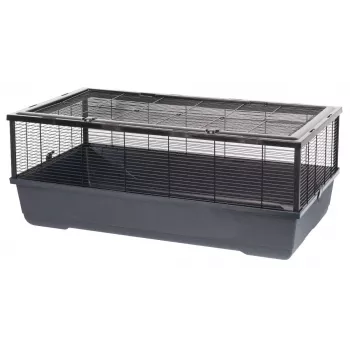 Narvas INTER ZOO Bernie juodas smulkiems gyvūnams 100 x 54 x 39 cm metalinis
