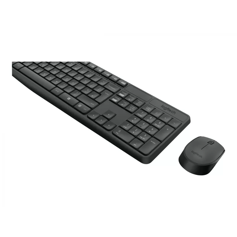 Belaidis klaviatūros ir pelės rinkinys Logitech MK235
