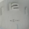 NeXtime 5192wi Wood Wood Small sieninis laikrodis 22x20 cm, baltas