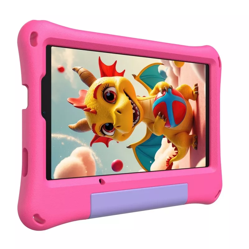 Planšetinis kompiuteris vaikams UleFone Tab A9 Pro Kids, 4 GB RAM, 128 GB atminties, LTE, rožinė