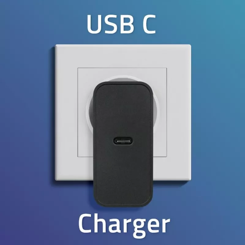 Įkroviklis QOLTEC Super Quick PD 65W USB-C Power Delivery 5–20V, 1x USB-C, USB PD 3.0, C tipo kištukas, 65 W