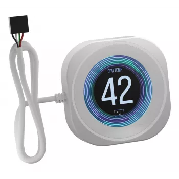 Korsaro Nautilus RS LCD ekrano modulis skysčio aušinimo sistemoms, 78 mm, baltas
