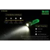 Rakto pakabuko žibintuvėlis Nitecore TIKI GITD pilkas – USB įkraunamas, 1 lm, 55 mm, 12 g, IP66