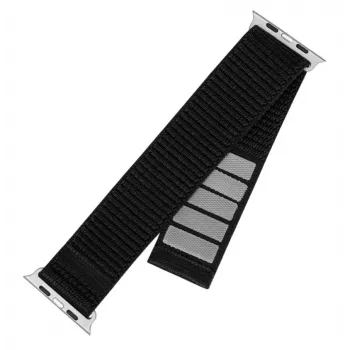 Nailono laikrodžio dirželis FIXED Sporty Strap FIXNST2-436-BK, 38/40/41 mm, juodas