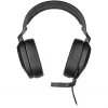 Ausinės CORSAIR HS65 SURROUND laidinės žaidimų ausinės, supra-aural, 3,5 mm + USB adapteris, 32 Ω, 282 g, anglies