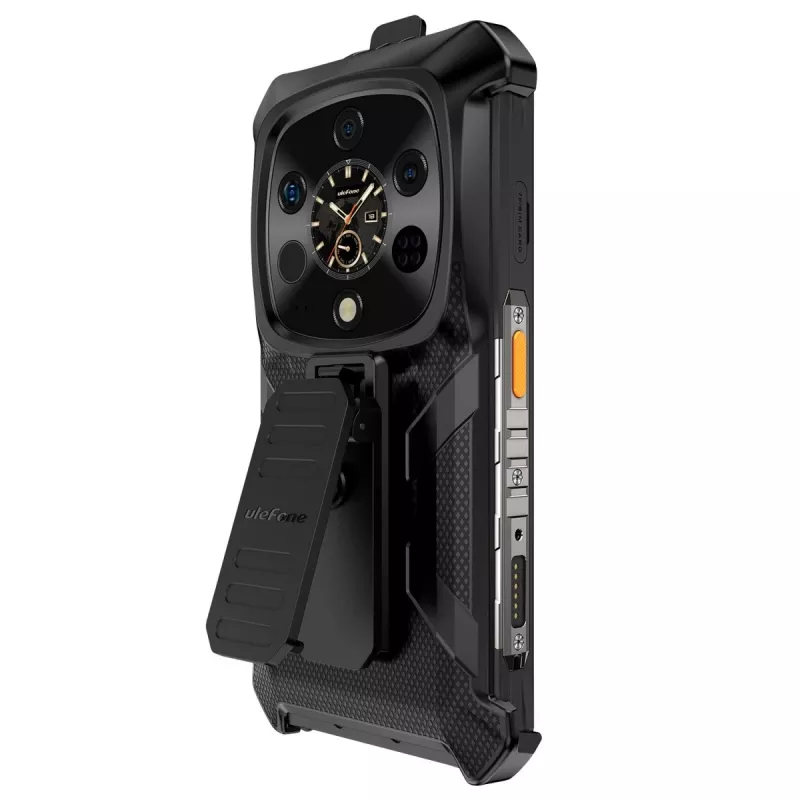 Ulefone juodas daugiafunkcis galinis dėklas Armor 28 Ultra / 28 Ultra Thermal telefonams