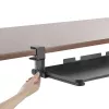 Maclean MC-839 klaviatūros ir pelės stalčius po stalu | Paslankus laikiklis klaviatūrai ir pelei | Ergonomiškas sprendimas darbo vietai