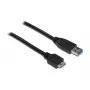 Jungiamasis laidas USB 3.0 Kištukas A – Kištukas Micro B, juodas, 2 m, Good Connections® (2710-MB02)