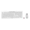 CHERRY Stream Desktop belaidis klaviatūros ir pelės rinkinys, RF Wireless, QWERTZ, baltas