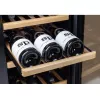 Caso WineComfort 24 vyno šaldytuvas, 24 buteliai, kompresorius, G klasė, juodas