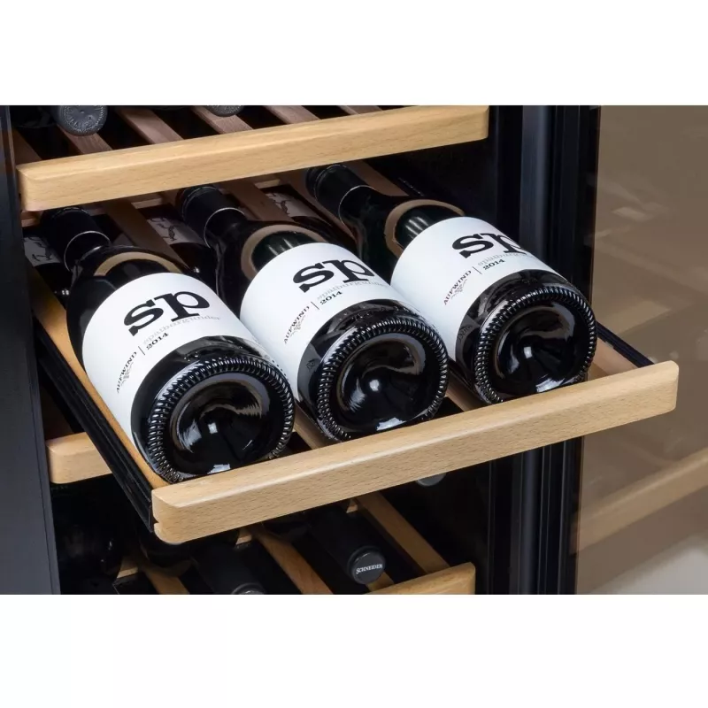 Caso WineComfort 24 vyno šaldytuvas, 24 buteliai, kompresorius, G klasė, juodas
