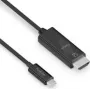PureLink IS2201-010 - 1 m - USB Type-C į HDMI laidas - Kištukas - Kištukas - tiesus
