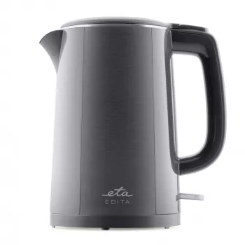 Elektrinis virdulys ETA E859590020 EDITA | 2200 W | 1,5 l | Nerūdijantis plienas | Pilka