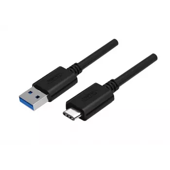 UNITEK Y-C474BK USB 3.2 Gen 1 (3.1 Gen 1) kabelis USB A – USB C, 1 m, juodas