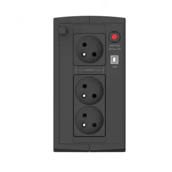 UPS EVER Ever Duo 850 PL T/DAVRTO-000K85/01 850VA Line-Interactive, 550W, AVR, 3 AC lizdai, 12V 2×5Ah, bokštas