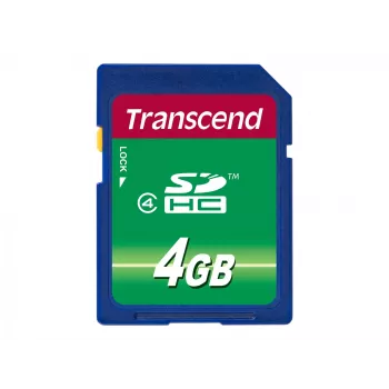 Transcend 4GB SDHC atminties kortelė TS4GSDHC4